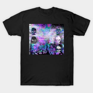 Purp Graffiti Skulls T-Shirt